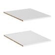 MODE DE VIE - Tablette pour dressing Rubyx - Blanc - Lot de 2 - L47xP57cm - vignette