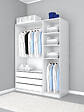 MODE DE VIE - Tablette pour dressing Rubyx - Blanc - Lot de 2 - L47xP57cm - vignette