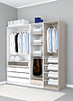 MODE DE VIE - Tiroir pour dressing Rubyx - Chêne gris - 47x16x51cm - vignette