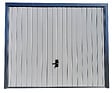 SPADONE - Porte de garage basculante blanche l.250 x H.200 cm x Ep.20 mm - vignette