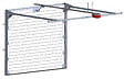 SPADONE - Porte de garage sectionnelle grise motorisée l.240 x H.200 cm x Ep.40 mm Polygrain - vignette