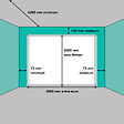 SPADONE - Porte de garage sectionnelle motorisée Blanc Woodgrain l.300 x H.300 cm x Ep.40 mm - vignette