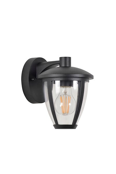 COREP - Applique fonte d'aluminium noir mat sablé Little Garden LISBOA H20cm. - large