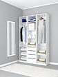MODE DE VIE - Tiroir pour dressing Rubyx - Blanc - L47xH16xP51cm - vignette