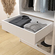 MODE DE VIE - Tiroir pour dressing Rubyx - Blanc - L72xH16xP51cm - vignette