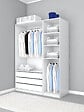 MODE DE VIE - Tiroir pour dressing Rubyx - Blanc - L97xH16xP35cm - vignette