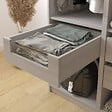 MODE DE VIE - Tiroir pour dressing Rubyx - Chêne gris - 110x16x51cm - vignette