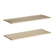 MODE DE VIE - Tablette pour dressing Rubyx - Chêne - Lot de 2 - L97xP38cm - vignette