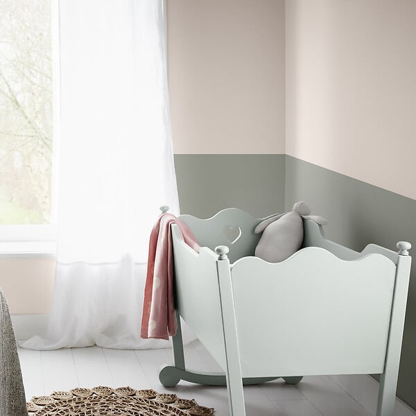DULUX VALENTINE - Peinture Crème de Couleur - Rose Bohème - Satin - 0.5 L - large