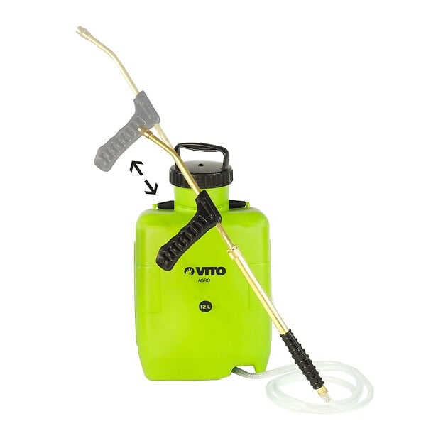 VITO - Pulvérisateur manuel 12L lance en laiton pour produits agressifs et corrosifs jardin toitures VITO - large