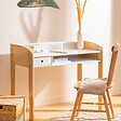 ATMOSPHERA - Bureau enfant primaire en Bois Blanc et Naturel H 85 cm - vignette