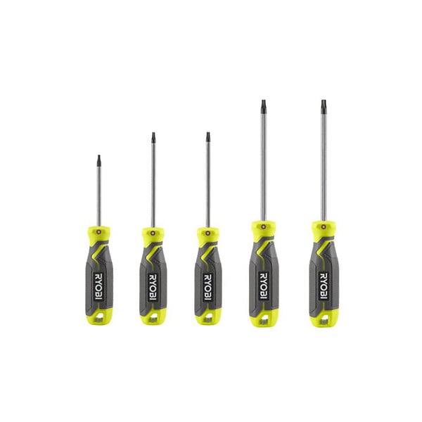 RYOBI - Jeu de 5 tournevis magnétiques Torx RYOBI - RHSDST5 - large