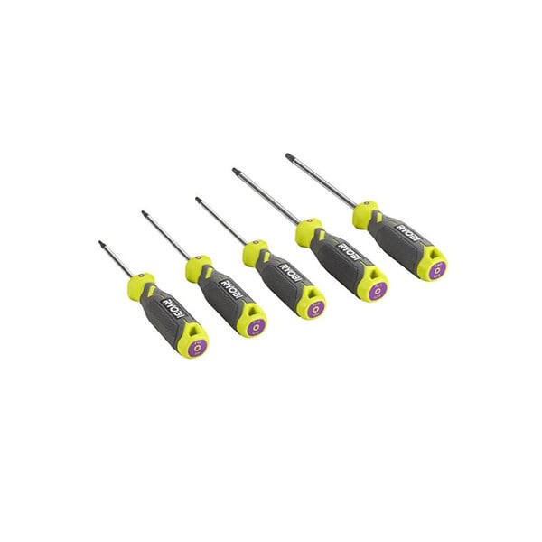 RYOBI - Jeu de 5 tournevis magnétiques Torx RYOBI - RHSDST5 - large