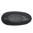 STANO - Baignoire îlot design ovale FLORIDA noir mat 165 cm - vignette