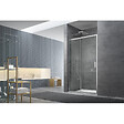 SWISS AQUA TECHNOLOGIES - Swiss Aqua Technologies Tex Set complet Porte de douche coulissante verre transparent Easy Clean, glissières silencieuses 120x195cm - vignette