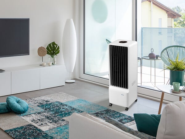 PURLINE - Rafraichisseur d'air par évaporation à débit élevé avec purificateur - large