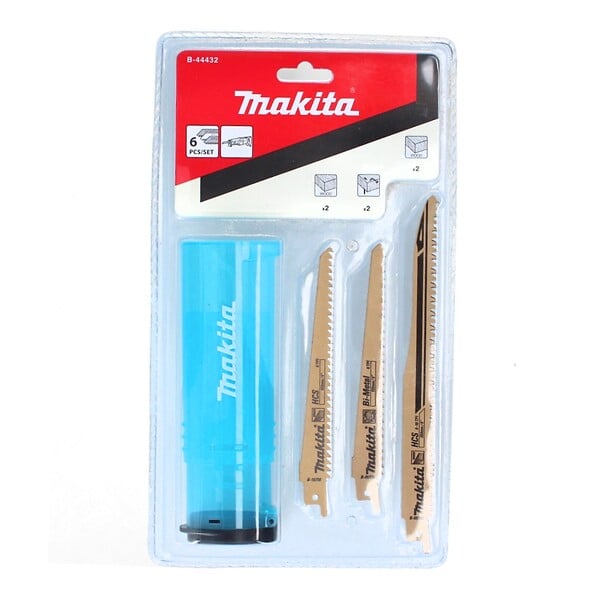 MAKITA - Pack de 6 lames bois pour scie récipro MAKITA B-44432 - large