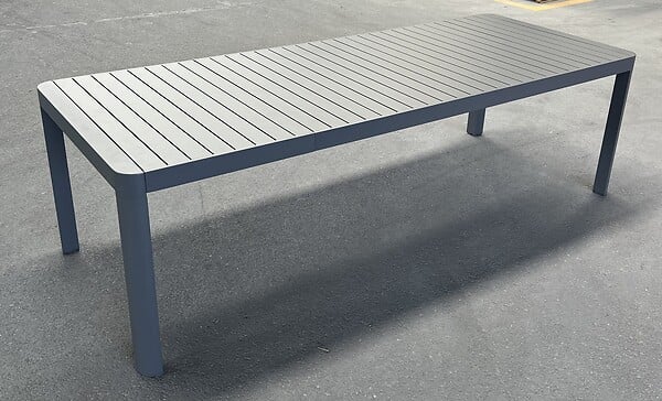 MODE DE VIE - Table extensible Buffalo 2 - ALuminium - Anthracite - large