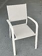MODE DE VIE - Fauteuil empilable Dallas - Aluminium - vignette