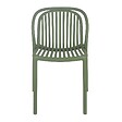 OVIALA - Chaise de terrasse vert olive - Copenhague - vignette