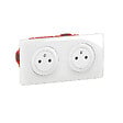 LEGRAND - Kit prise surface avec socle rétractable précablée - Blanc - vignette