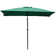 OUTSUNNY - Parasol inclinable rectangulaire métal polyester haute densité 2,94L x 1,98l x 2,55H m vert - vignette
