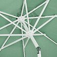 OUTSUNNY - Parasol inclinable de jardin style bohème à franges polyester haute densité vert - vignette