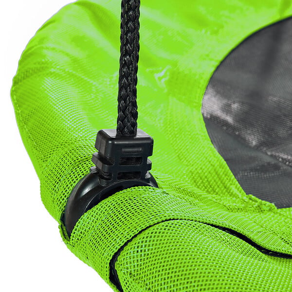 KANGUI - KANGUI Balançoire ronde nid d'oiseau rond Ø100cm - Vert - Charge 150kg maxi - large
