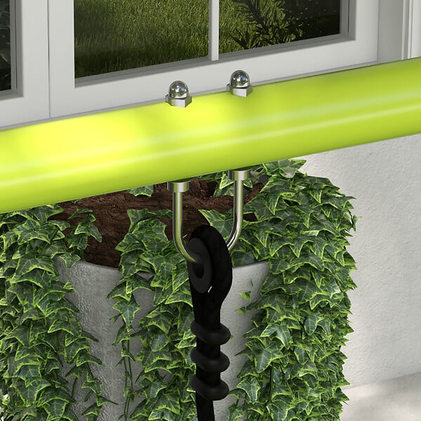 OUTSUNNY - Balançoire 2 agrès portique avec balançoire et face à face dim. 2,55L x 1,6l x 1,8H m métal époxy PE gris vert - large