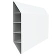 CLOSEA - Kit cloture - Lame 16cm   - PVC Blanc - LG: 12m x H: 1m44 - vignette