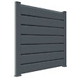 CLOSEA - Kit cloture - Lame 16cm   - PVC Gris - LG: 12m x H: 1m13 - vignette