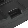 OUTSUNNY - Pied de parasol carré base de lestage dim. 49L x 49l x 36,5H cm HDPE aspect bois noir - vignette