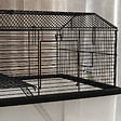 PAWHUT - Cage rongeur hamster 2 étages - roulettes, plateforme, échelle, accessoires - PP transparent acier noir - vignette