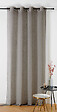 LINDER - LINDER VOILAGE CHAMBRAY LIN NATUREL & GRIS 145x240cm - vignette