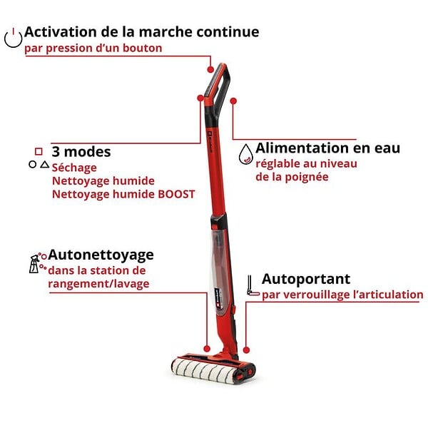 EINHELL - Nettoyeur de Sol sans fil CLEANEXXO - large