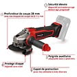 EINHELL - Meuleuse d'angle sans fil TE-AG 18/115-2 Li - Solo - vignette