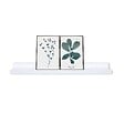 5 FIVE SIMPLY SMART - Étagère murale flottante coloris Blanc L 58 cm idéal pour tableau & cadre photo - vignette