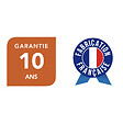 SPADONE - Porte de garage basculante blanche l.250 x H.200 cm x Ep.20 mm - vignette