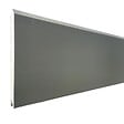 SPADONE - Porte de garage sectionnelle Gris Quartz 7039 motorisée l.240 x H.200 cm x Ep.40 mm Polygrain - vignette