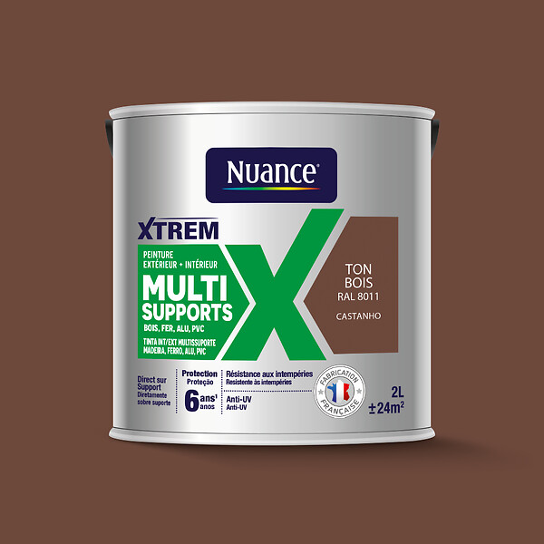 NUANCE - Peinture XTREM - Multi supports - Ton bois - Satin - 2L - large