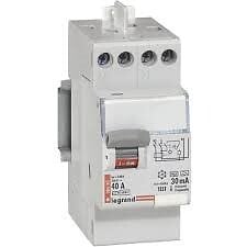 LEGRAND - Interrupteur différentiel bipolaire DX3 de type A 30mA - 40A - large