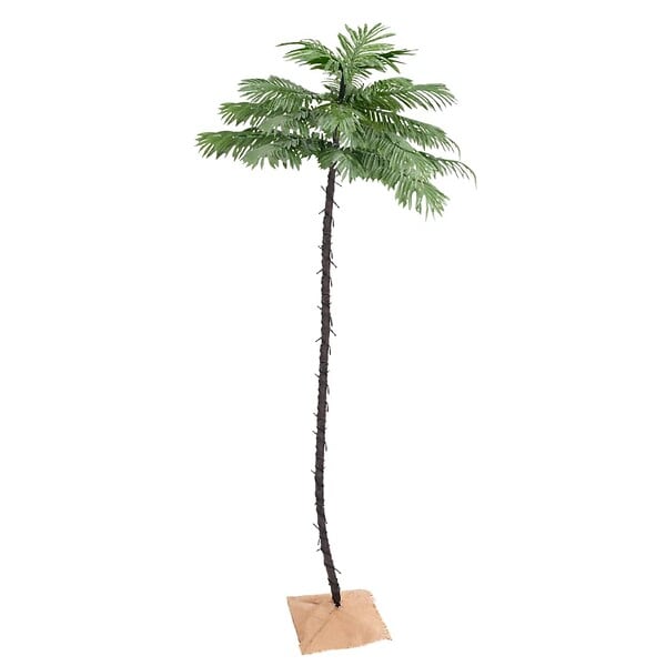 VIDAXL - vidaXL Palmier à  LED 252 LED Blanc chaud 400 cm - large