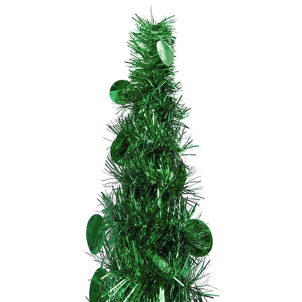 VIDAXL - vidaXL Sapin de Noël artificiel escamotable vert 180 cm PET - large