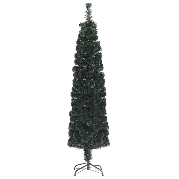 VIDAXL - vidaXL Arbre de Noël artificiel mince et support 120 cm fibre optique - large