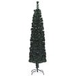 VIDAXL - vidaXL Arbre de Noël artificiel mince et support 120 cm fibre optique - vignette