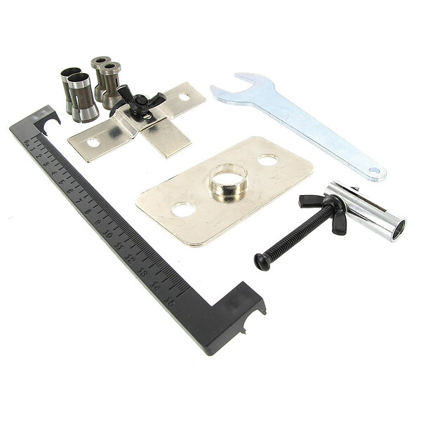 SILVERLINE - Défonceuse plongeante Silverline 1/2" 1500W avec accessoires SILVERLINE - large