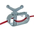 TECPLAST - Bache piscine ronde 420 cm pour piscine de 360 cm Bleue et verte filet d'écoulement - vignette