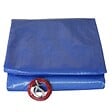 TECPLAST - Bache piscine ronde 360 cm pour piscine de 300 cm Bleue et verte Filet d'écoulement - vignette
