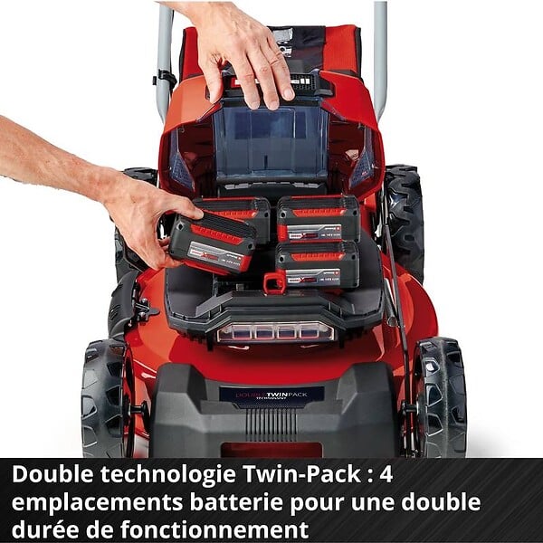 EINHELL - Tondeuse à gazon sans fil GP-CM 36/52 S Li BL (4x5,2Ah) - large