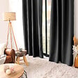 C MA DECO - Rideau thermique avec microfibre doublée d'une polaire, 8 oeillets - vignette